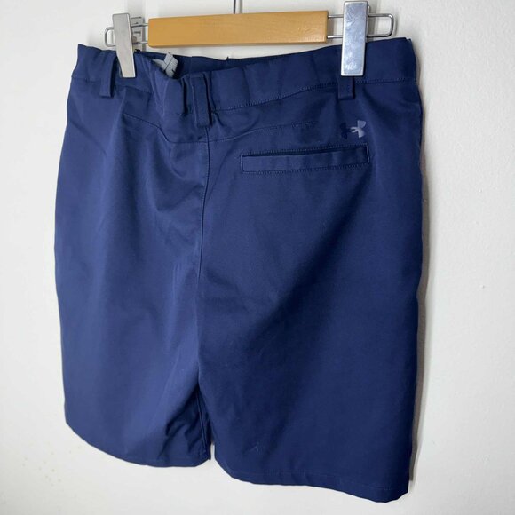 Under Armour Youth Boy's Shorts Casual Dark Blue Youth Large - Picture 8 of 9